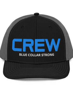 CREW | Blue Collar Strong Trucker Hat