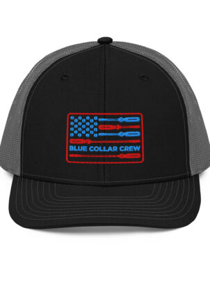BLUE COLLAR CREW | American Flag of Tools Trucker Hat