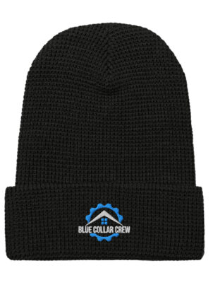 BLUE COLLAR CREW | Company Large Gear Icon Waffle Beanie